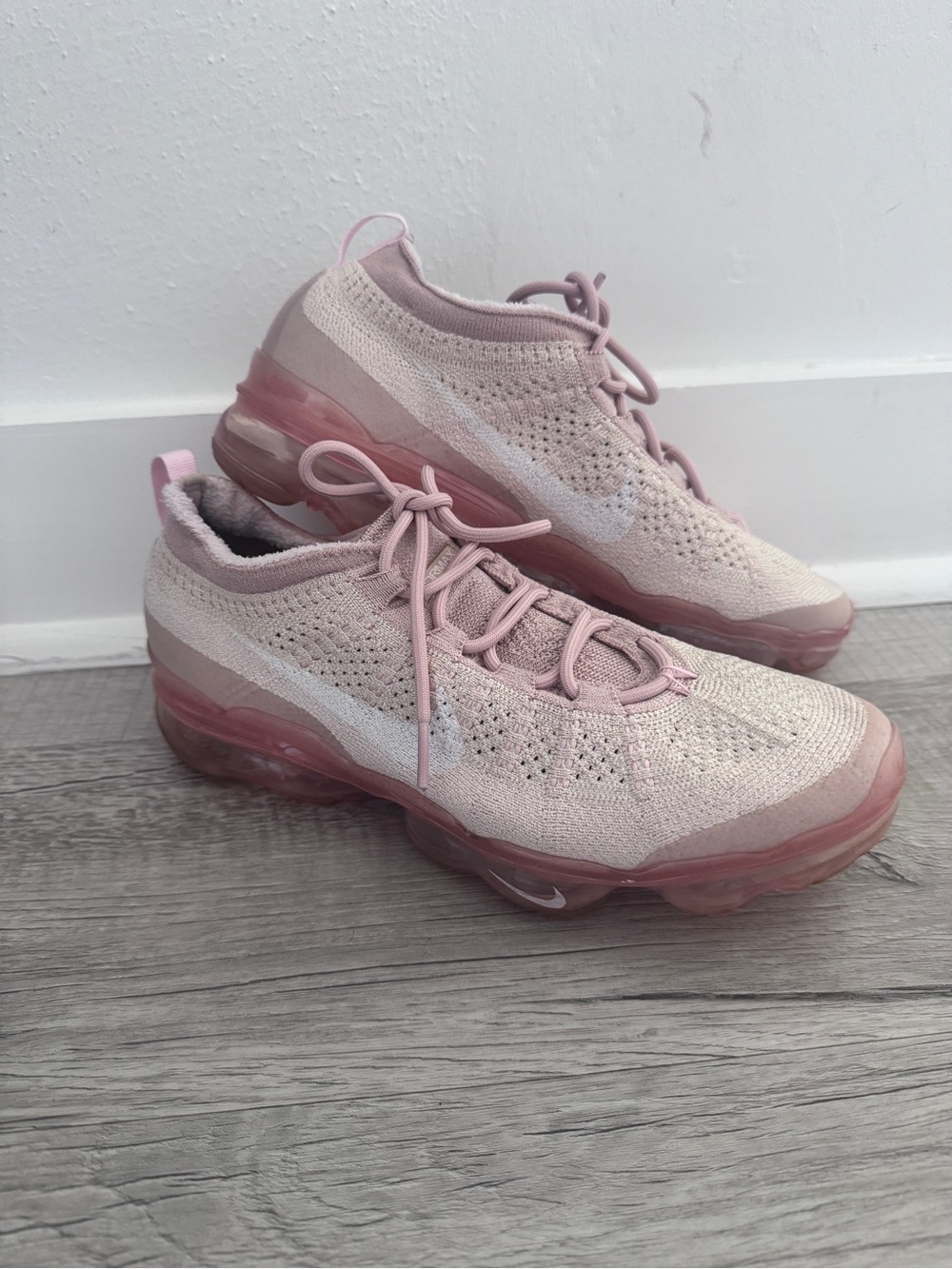 Nike Air VaporMax Plus 'Pearl Pink' Womens Sz 10.5 running shoes VGUC